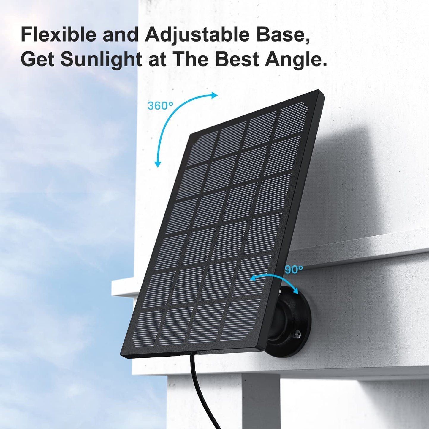 Elemage Security Camera Solar Panel (ZS-GQ2)